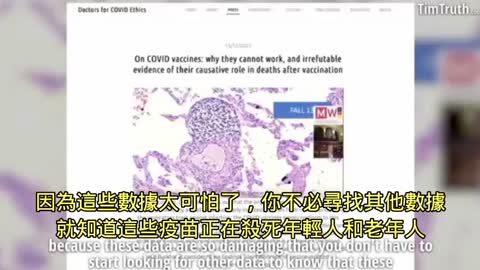 Dr. Bhakdi 警告Covid19實驗針對人們帶來的傷害