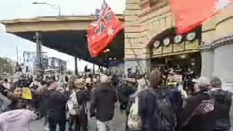 Freedom March Melbourne Australia, 14 May 2022