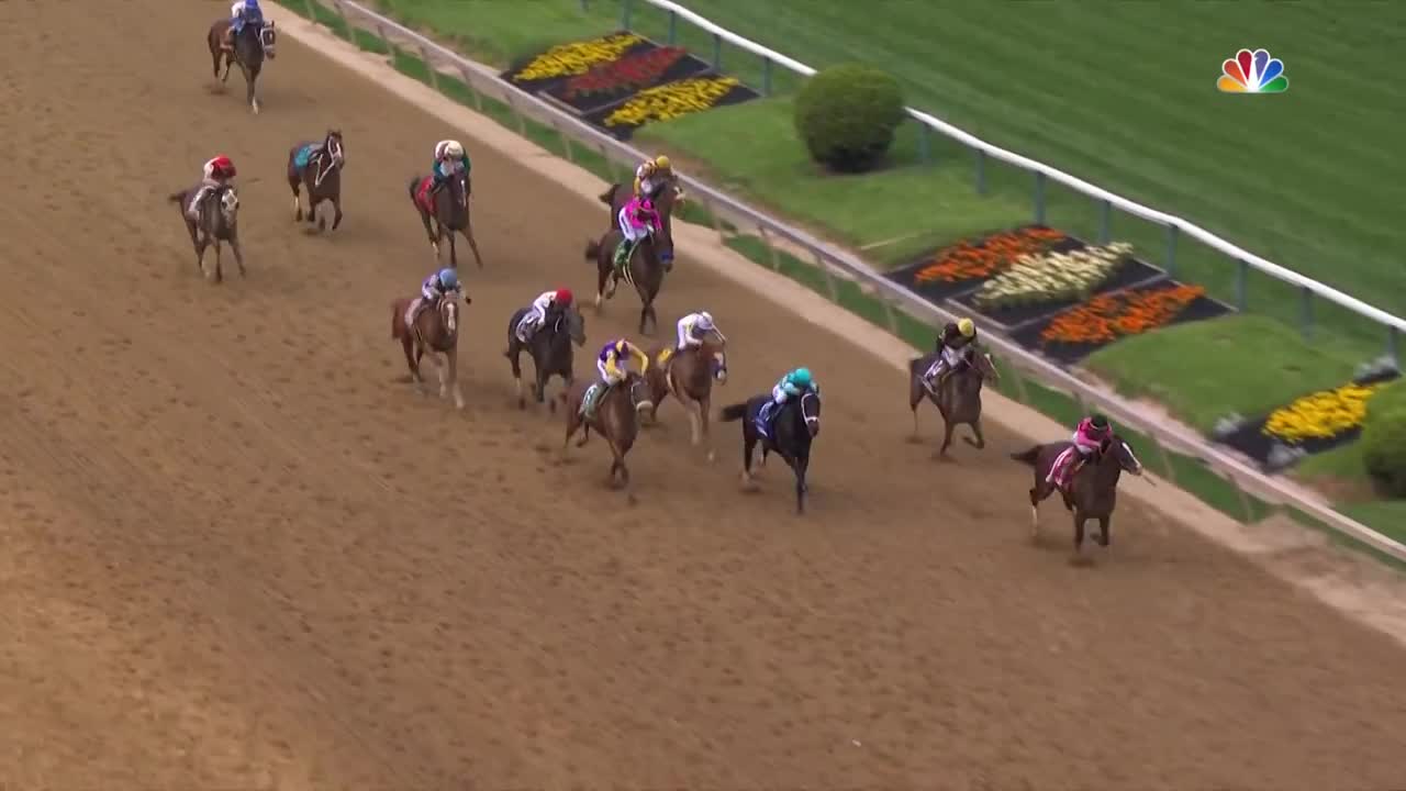 Preakness Stakes 2019 (FULL RACE), jockey John Velazquez thrown from horse | NBC Sports