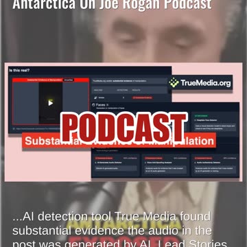 Fact Check: FAKE Recording Shows Jordan Peterson Discussing Antarctica On Joe Rogan Podcast
