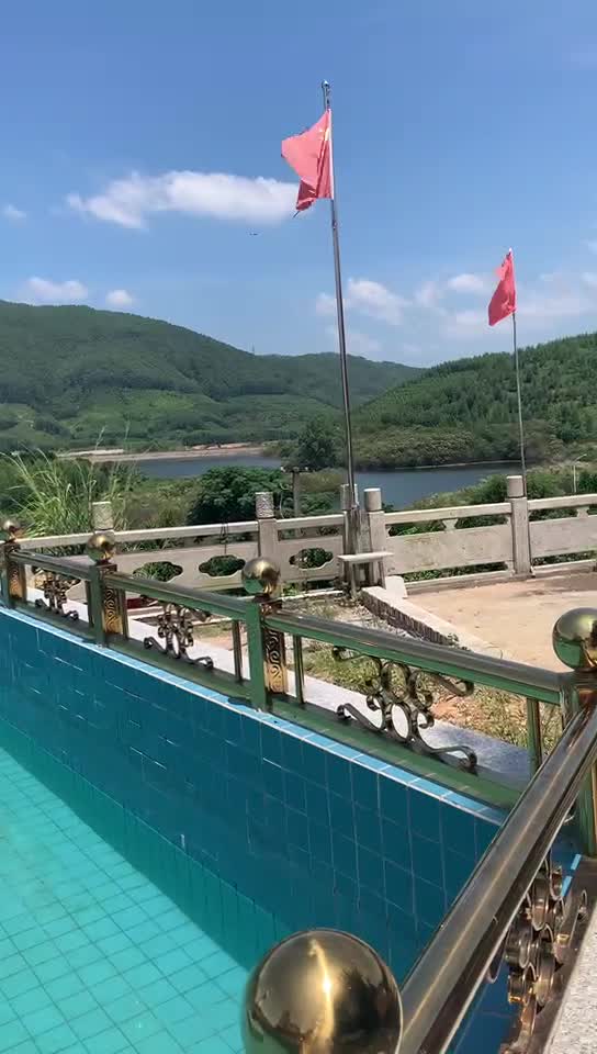 Swimming in the water