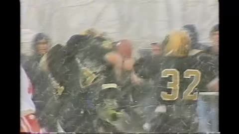 November 15, 1997 - 'Monon Bell Memory' : DePauw vs. Wabash (Snow, Then Sun)