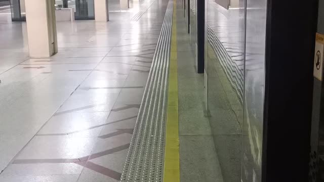Train Station with out of people Because of Covid