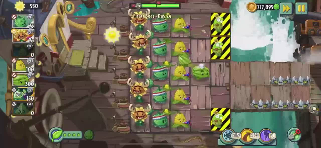 Plants vs Zombies Pirate Seas - Day 24