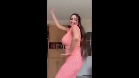 Arab girl dancing