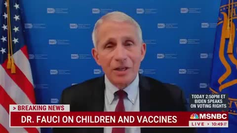 Deranged Fauci Pushes Masks for 2-Year Olds