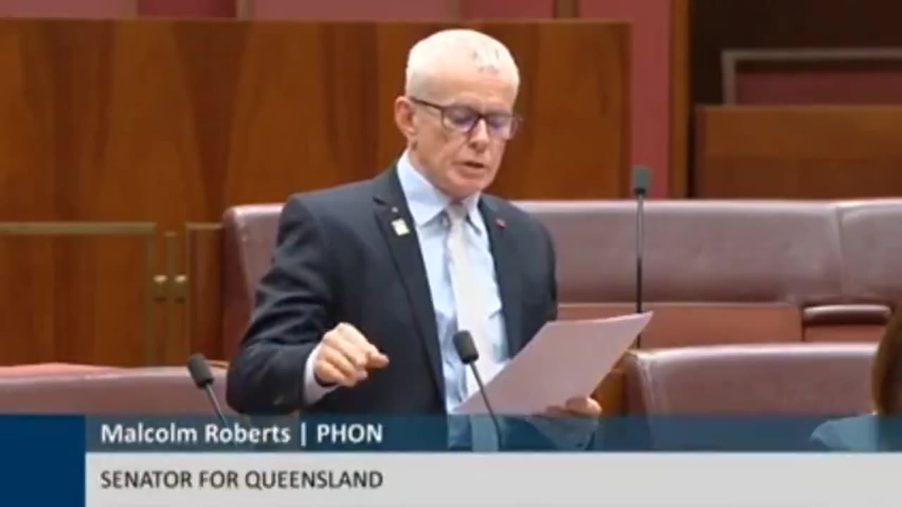 Australian Senator Reveals that Covid Was Western Militaries Launching a War Against We The People