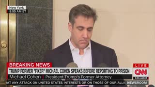 Cohen statement before going to jail