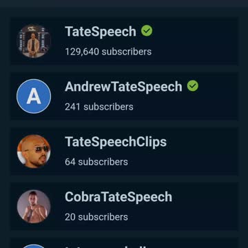 *Update* Andrew Tate has officially taken over Rumble