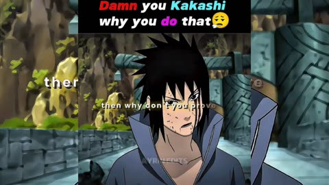 Sasuke don’t give a F about Sakura🔥💀 #naruto #sasuke #anime