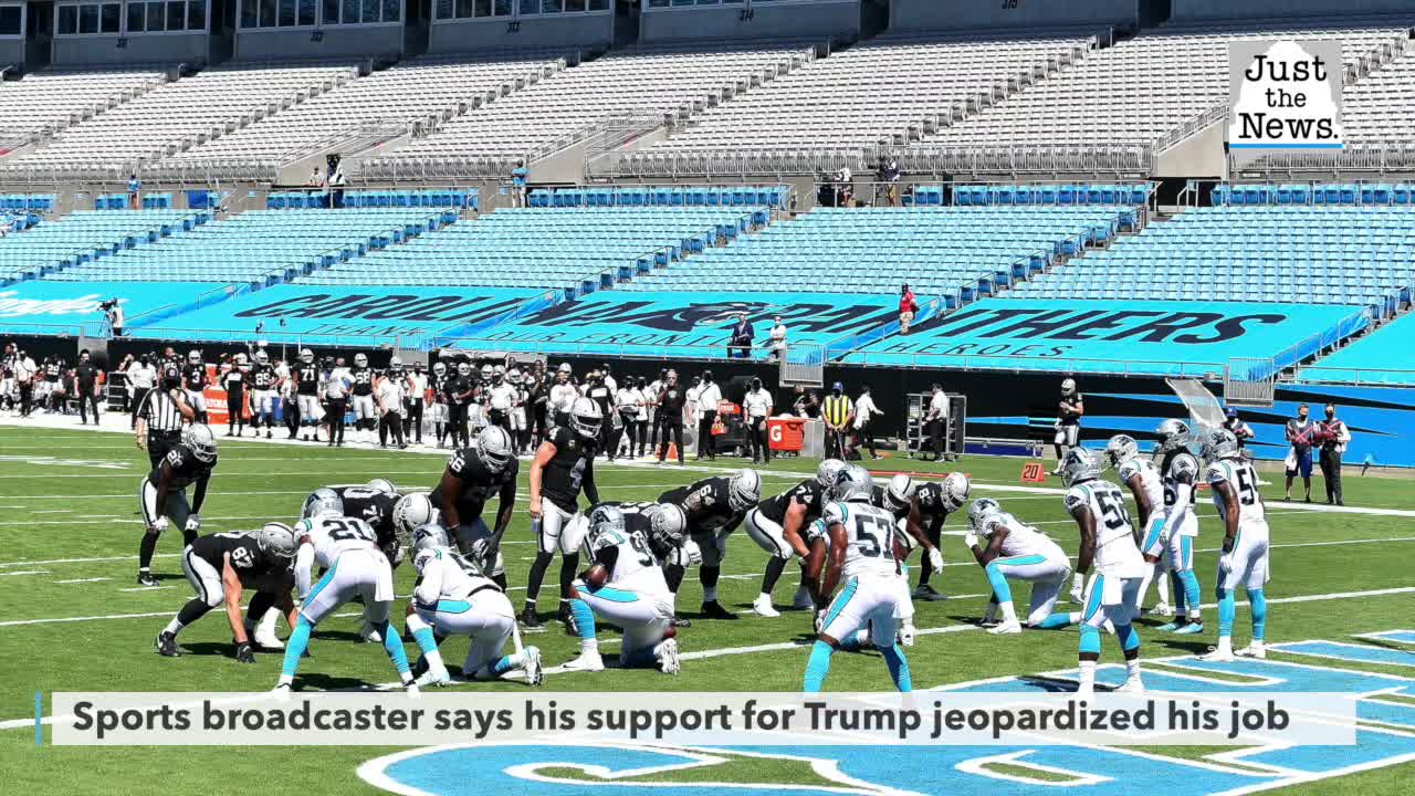 Panthers broadcaster says his support for Trump leads to the end of his time working with the team