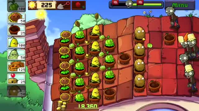 Plants vs Zombies - Roof 6