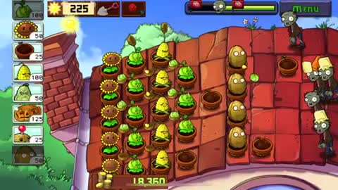 Plants vs Zombies - Roof 6