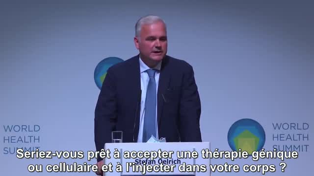 Stefan Oelrich (Bayer) qualifie les vaccins ARNm de thérapie génique