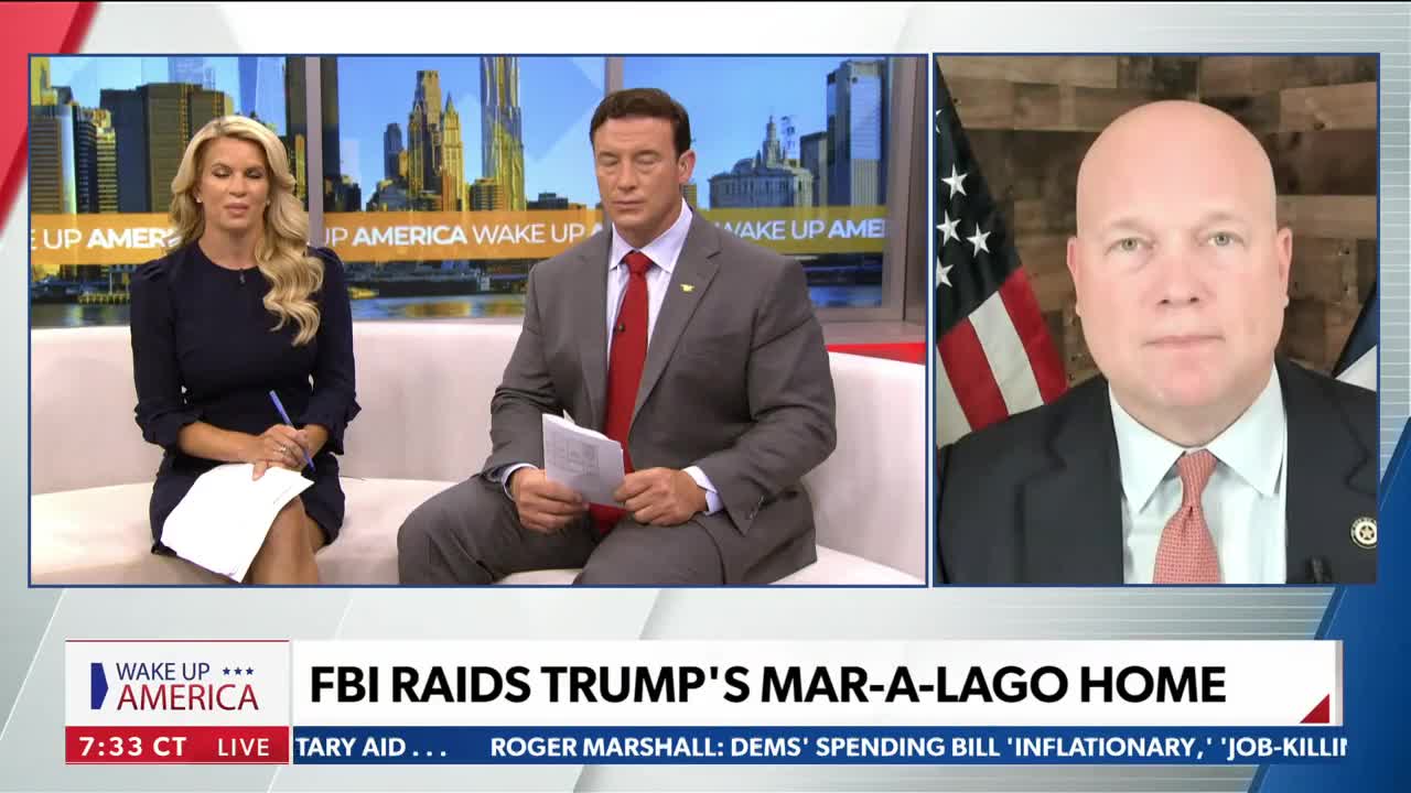 Matt Whitaker on Wake Up America August 9, 2022