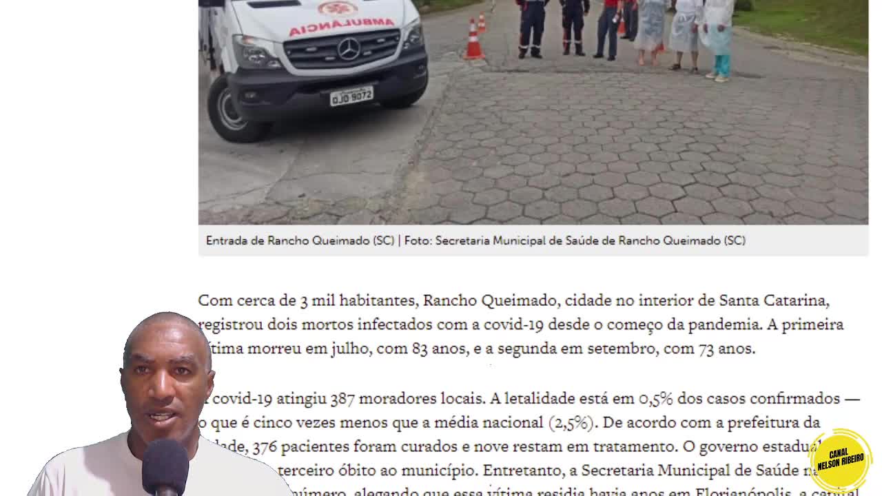 Rancho Queimado adotou o tratamento precoce contra a doença teve apenas 2 mortes?