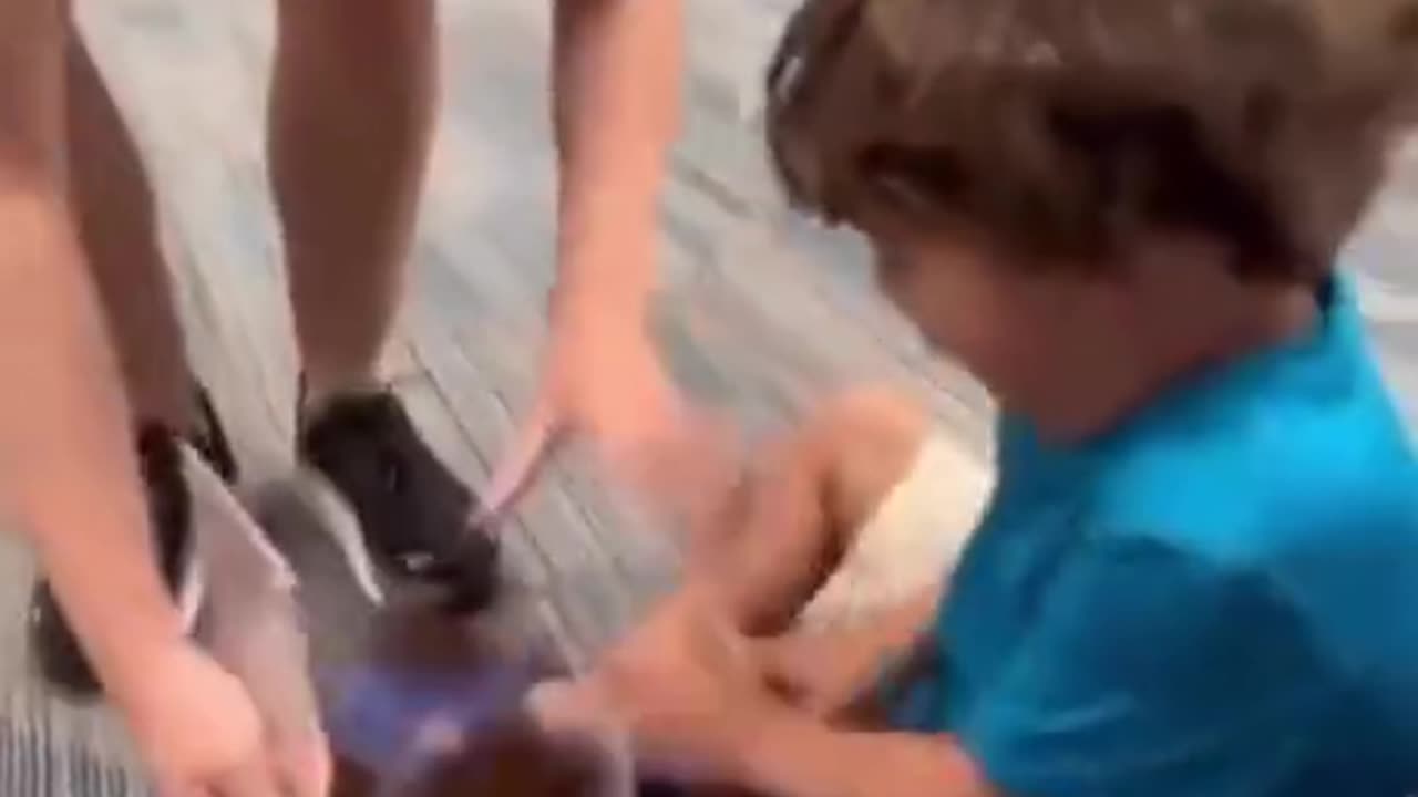 Kid is traumatized for life