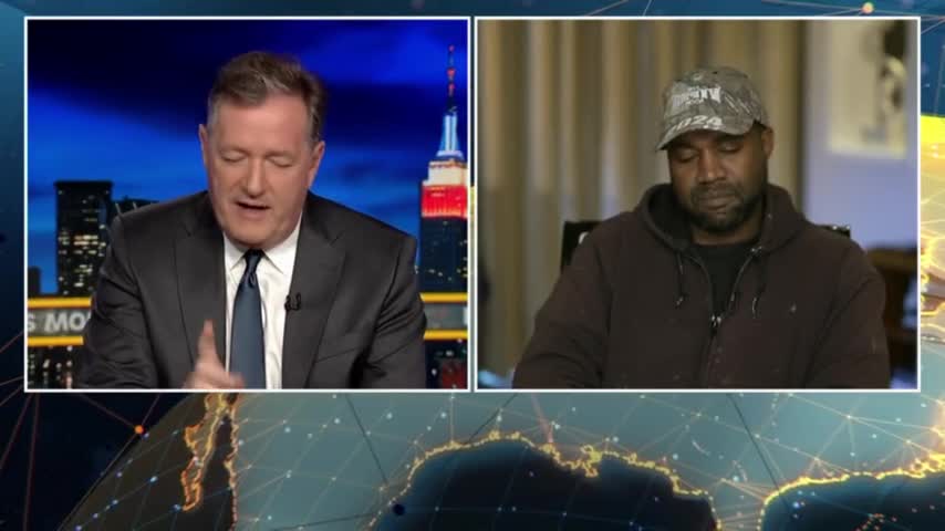 Kanye West Calls Piers Morgan A Karen To His Face On Live TV