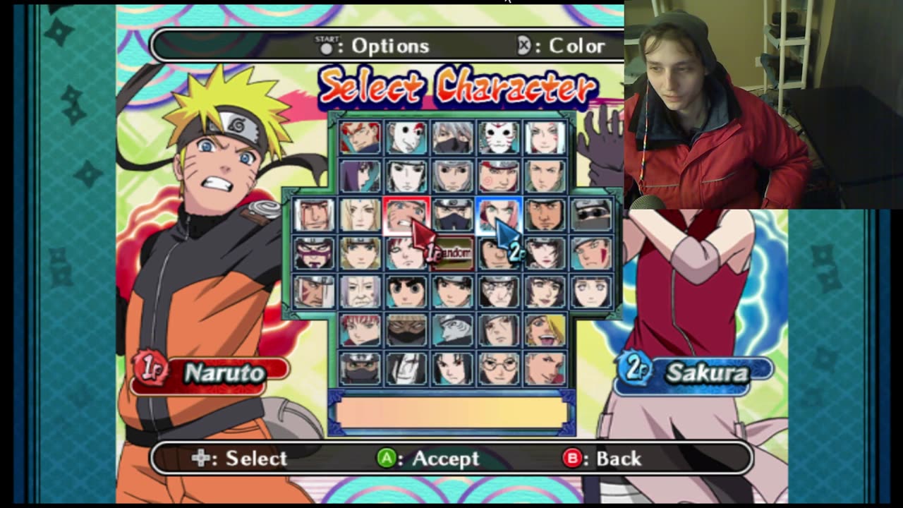 Anbu Kakashi VS Sakura In A Naruto Shippuden Clash of Ninja Revolution 3 Battle With Live Commentary