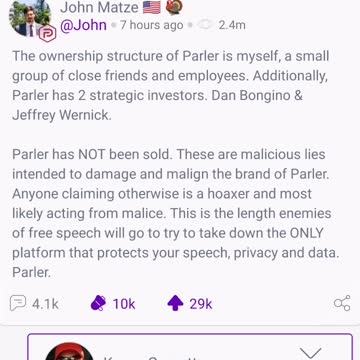 Parler CEO