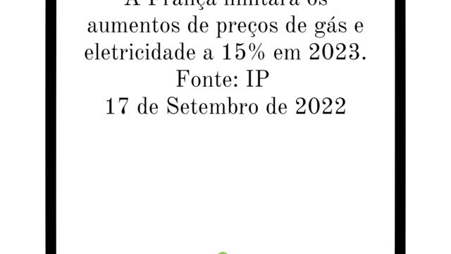 Será limitado o preço do gás na França em 2023