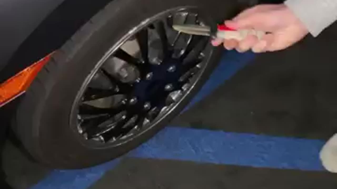 My ex sent me this video of her popping my tire #shorts