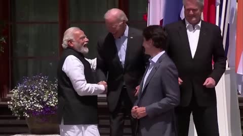 How Modi greeted Joe Biden at the G7 Summit