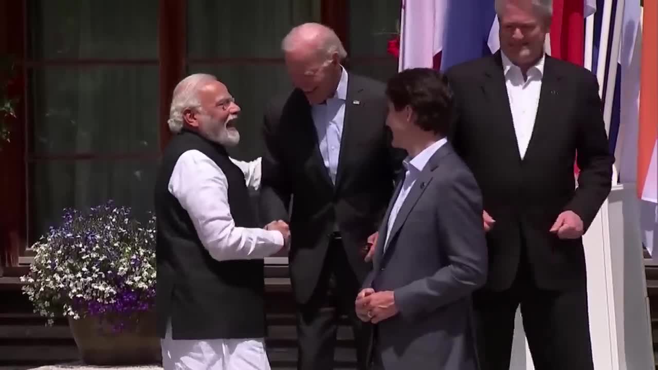 How Modi greeted Joe Biden at the G7 Summit