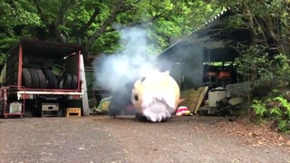 Funny Japanese Mascot