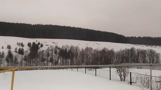 Spring in the Russian village