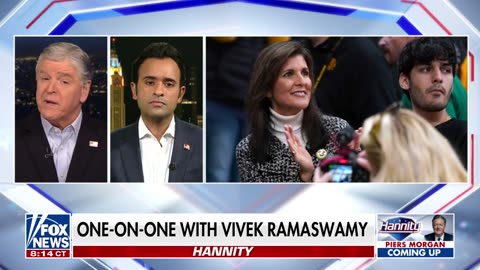 Hannity asks Vivek about possible role in a Trump admin: 'I'm all in for the country'