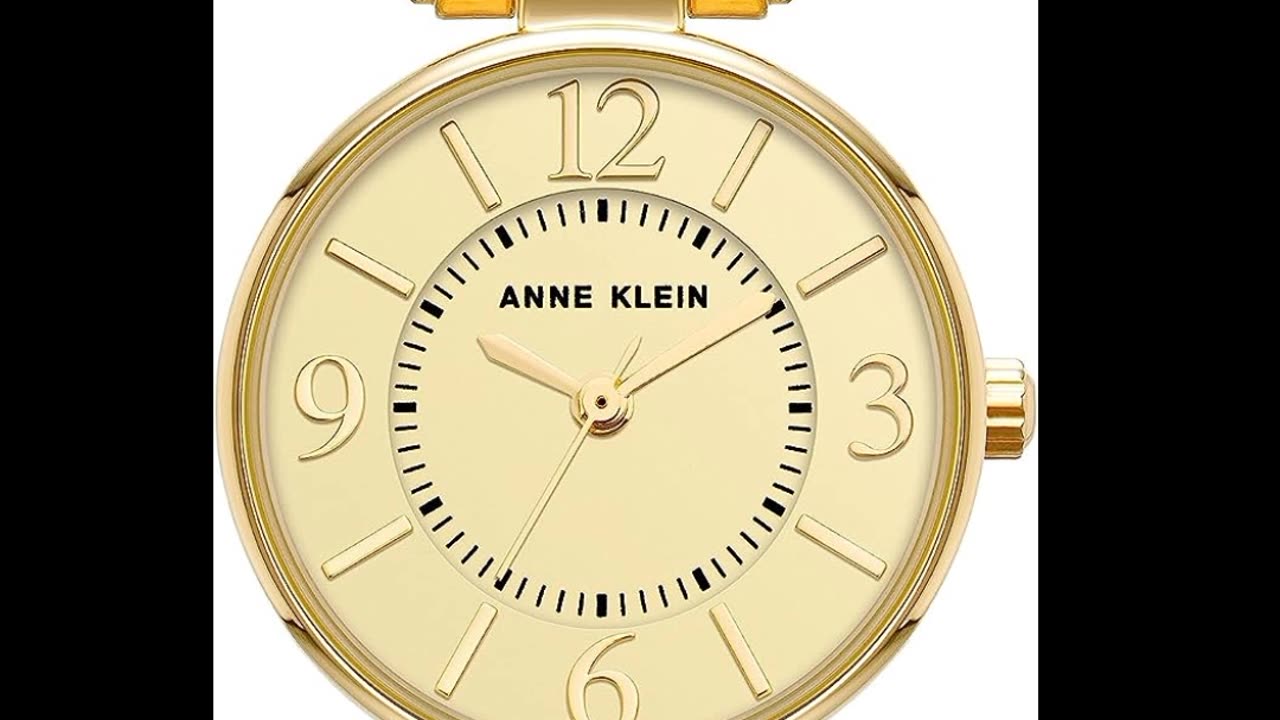 Anne Klein Women's Leather Strap Watch