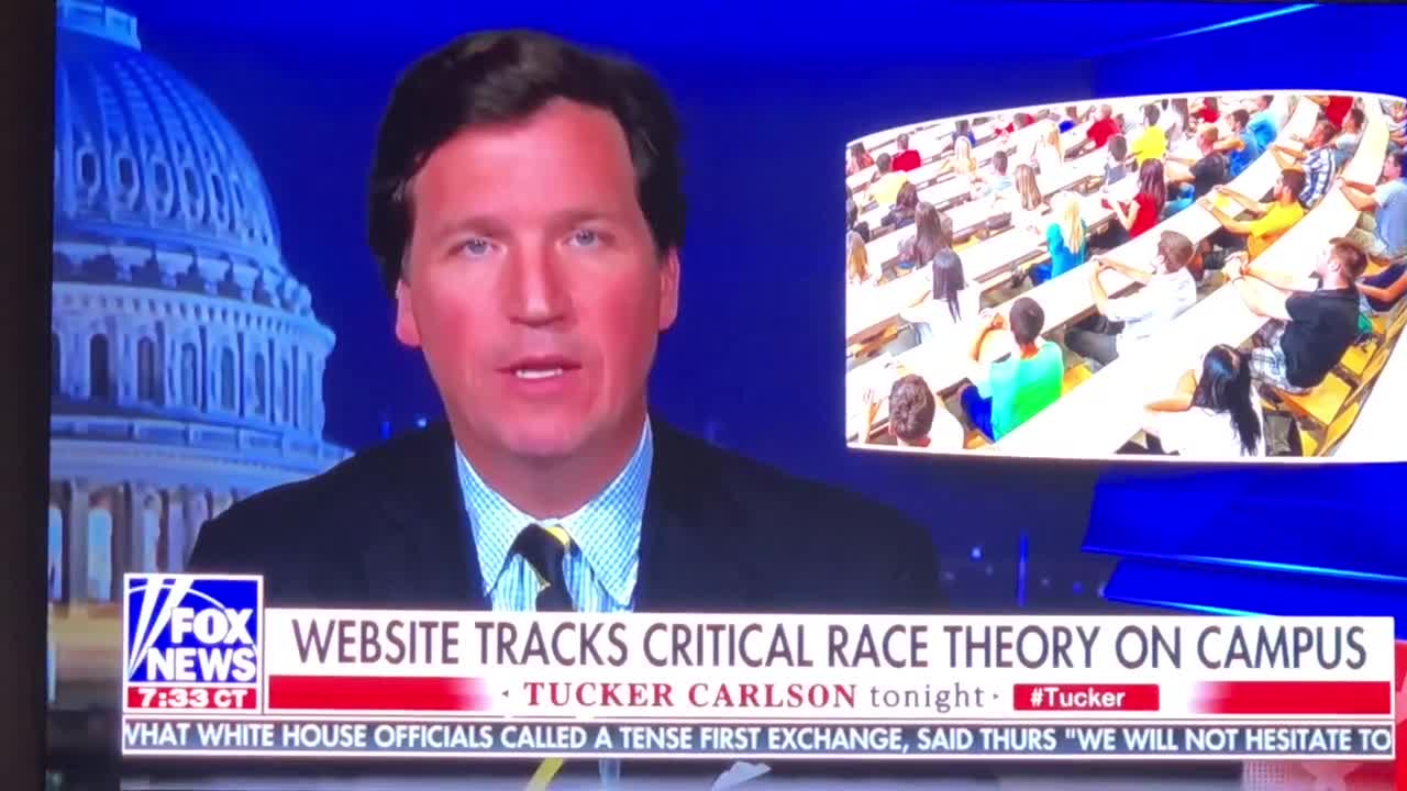 Tucker Carlson - Critical Race Theory College Information Website