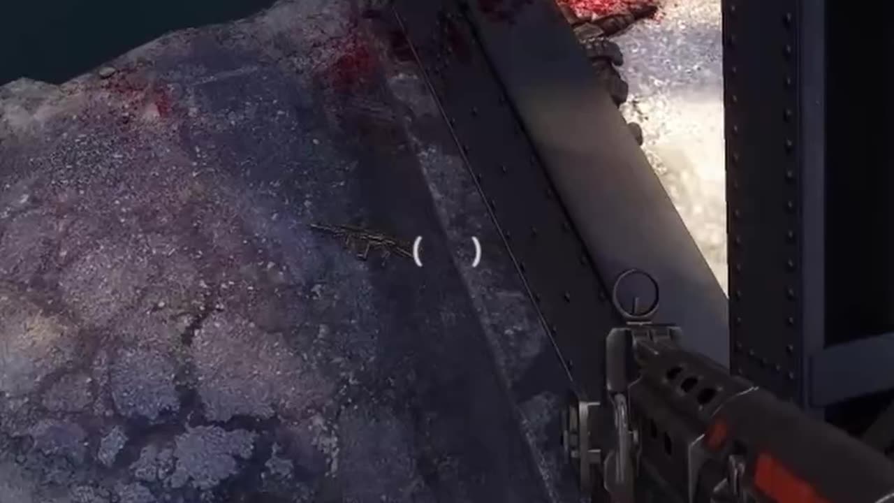 I can't believe he walked through that! (Wolfenstein: The New Order)