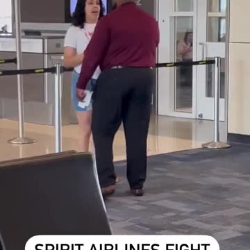 Texas: Wild video out of DFW airport between a spirit airlines employee and passenger
