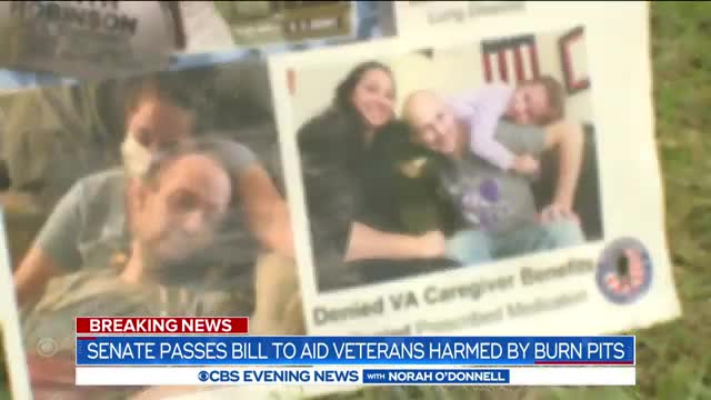 Senate passes aid for veterans harmed by burn pits