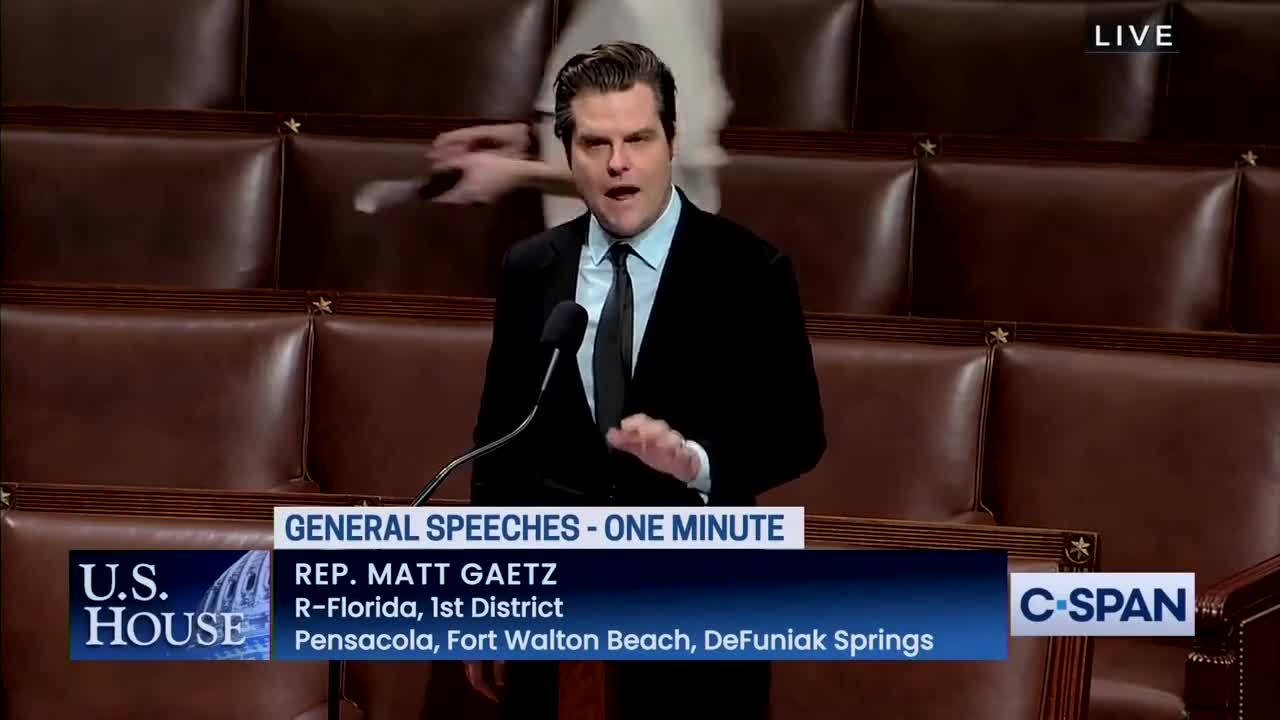 Gaetz: China is Rising, Russia is Falling...