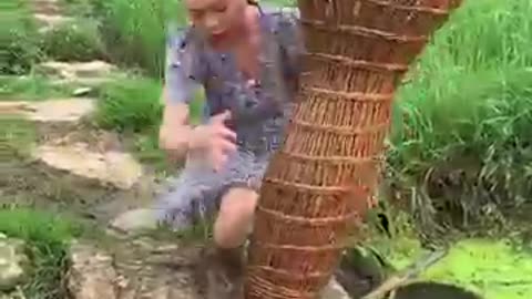 Best Asian Fishing 🐟 Primitive Fishing Techniques