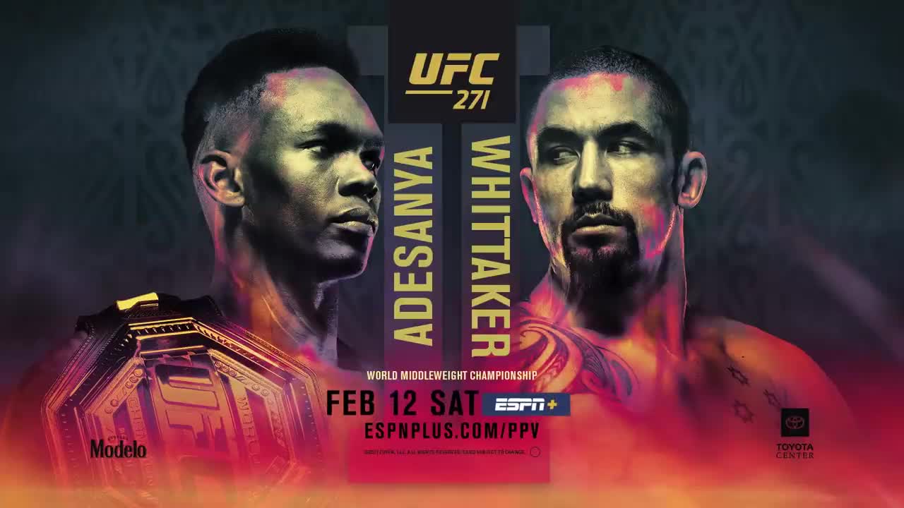 UFC 271 Free Fight: Israel Adesanya vs Robert☆☆☆☆!!!!!