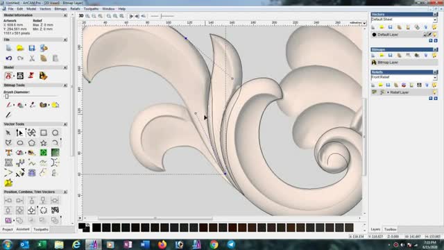 How to make 3d besign in artcanm 2022