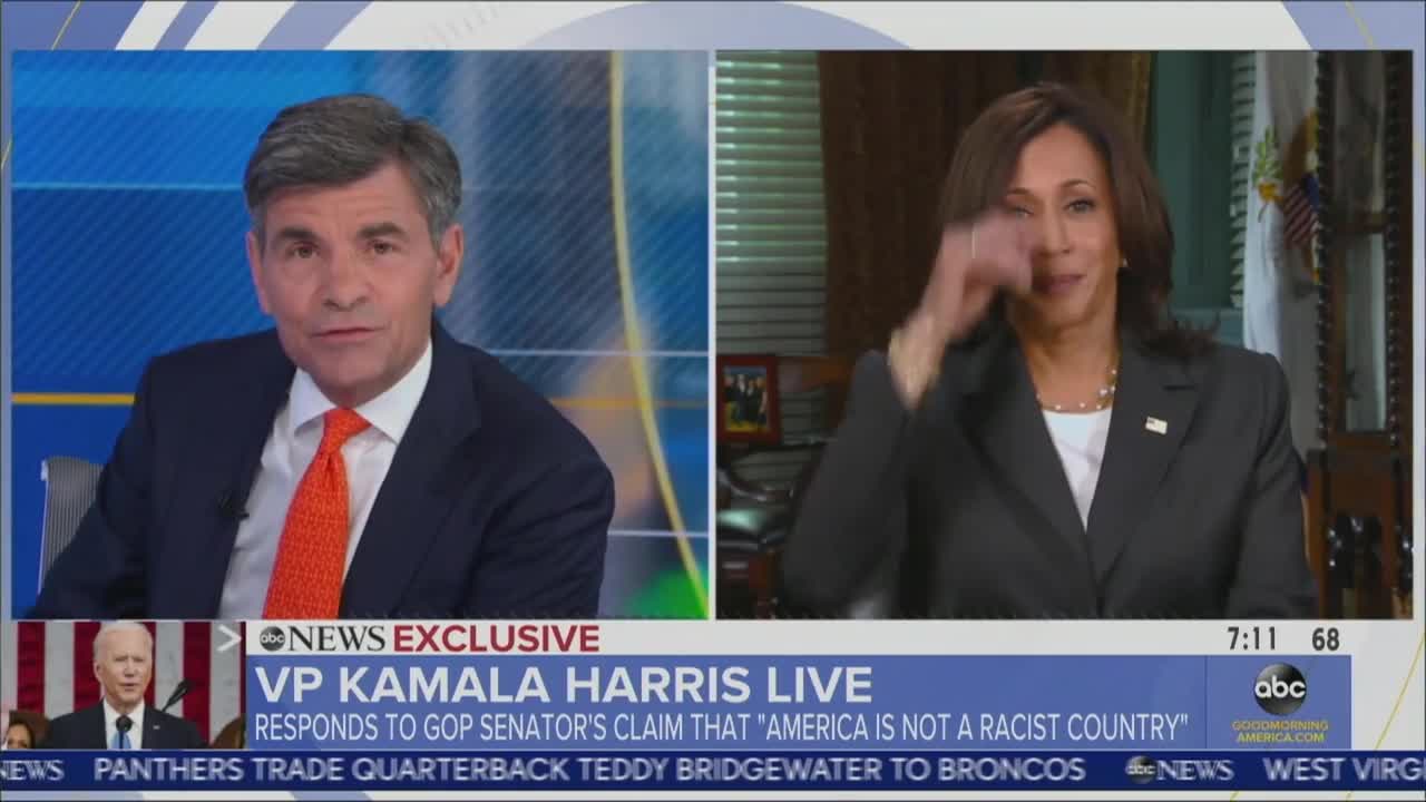 Kamala Harris Agrees That America Isn't Racist