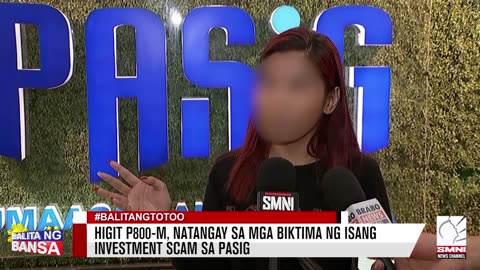 Higit P800-M, natangay sa mga biktima ng isang investment scam sa Pasig