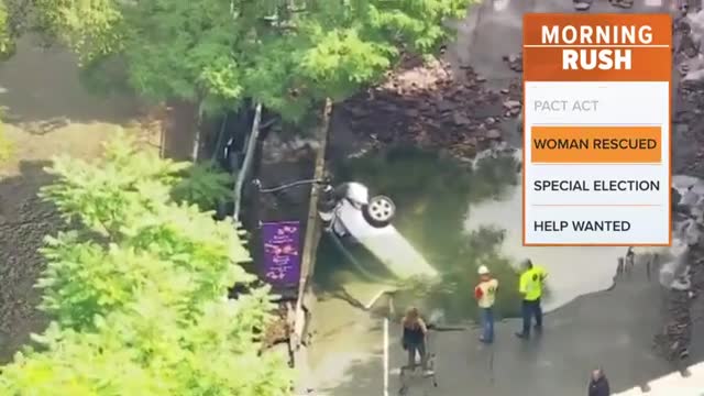 El Paso sinkhole swallows car with woman inside