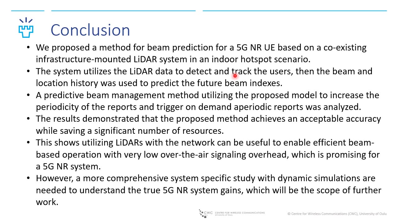 IEEE-VTC2022-Fall: LiDAR aided Wireless Networks - Beam Prediction Human Tracking for 5G