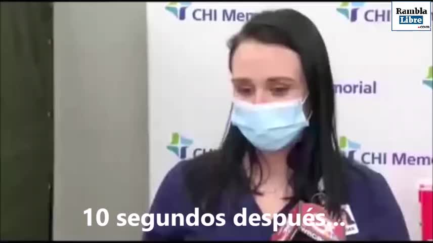 Desvanecida a los 10 segundos de timo vacunarse
