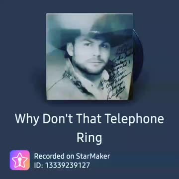 Why don't that telephone ring