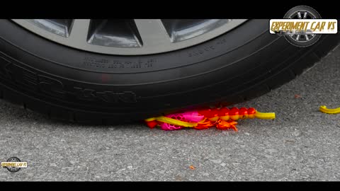 Experiment car vs baby cats/kitten , car vs toys, crushing crunchy and soft things by car vs kitty