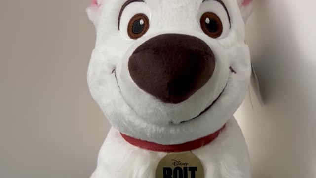 Disney Parks Bolt the Dog Plush Doll #shorts