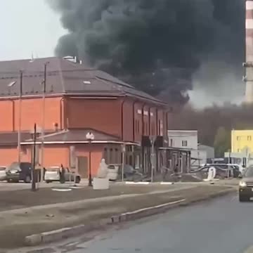 more fire 🔥 This time near Moscow in „Eletrozolit“ factory