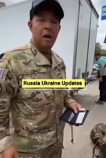 American instructor spotted in Krivoy Rog, central Ukraine.